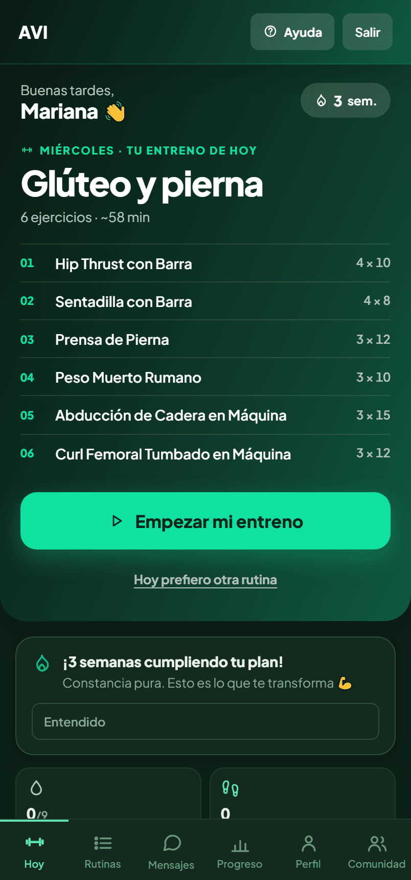 Te recibe por tu nombre