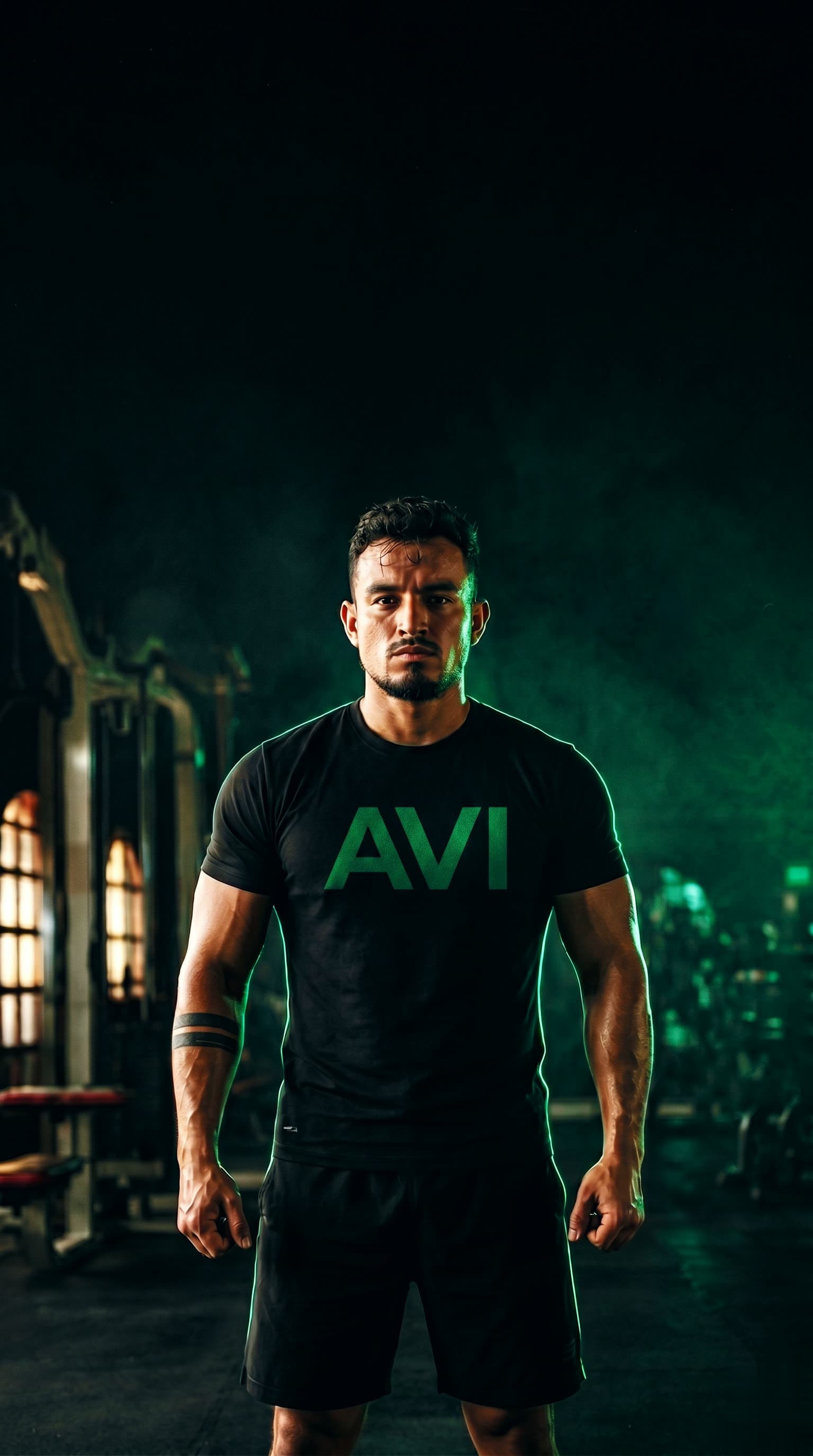 Atleta de AVI entrenando